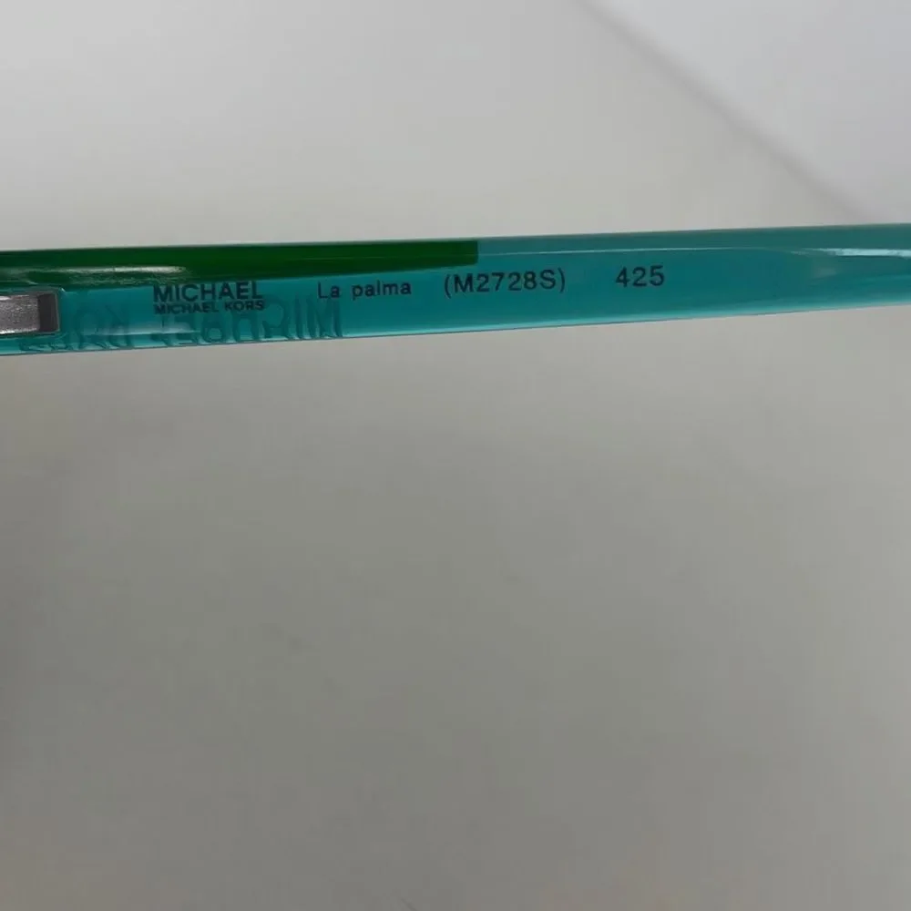 Michael Kors La Palma M2728S Turquoise & Green Oversized Sunglasses
